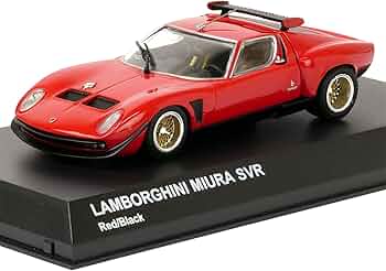 新品未展示 1/43 MR コレクション ランボルギーニ ミウラ S レッド